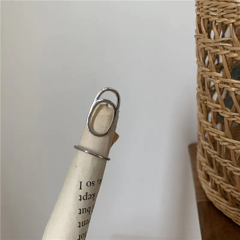 Trendy Cold Nail Ring with Unique Personality Design